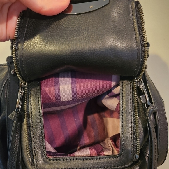 Kooba Mini Jonnie Crossbody Black Purse - Picture 13 of 15